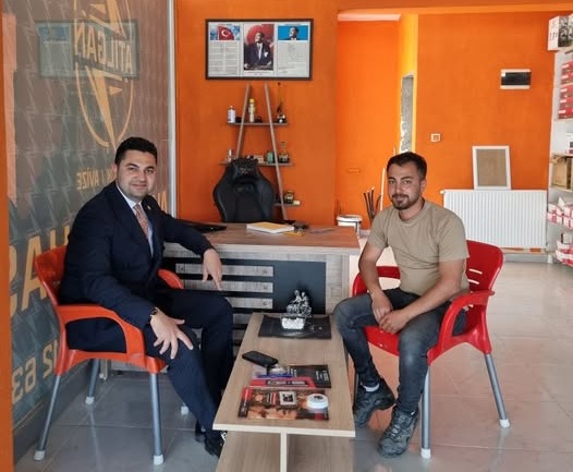 Kaymakamımız Sayın Tarık Buğra SEYHAN, İlçemizde Faaliyet Gösteren Atılgan Elektrik İşletmesini Ziyaret Etti.
